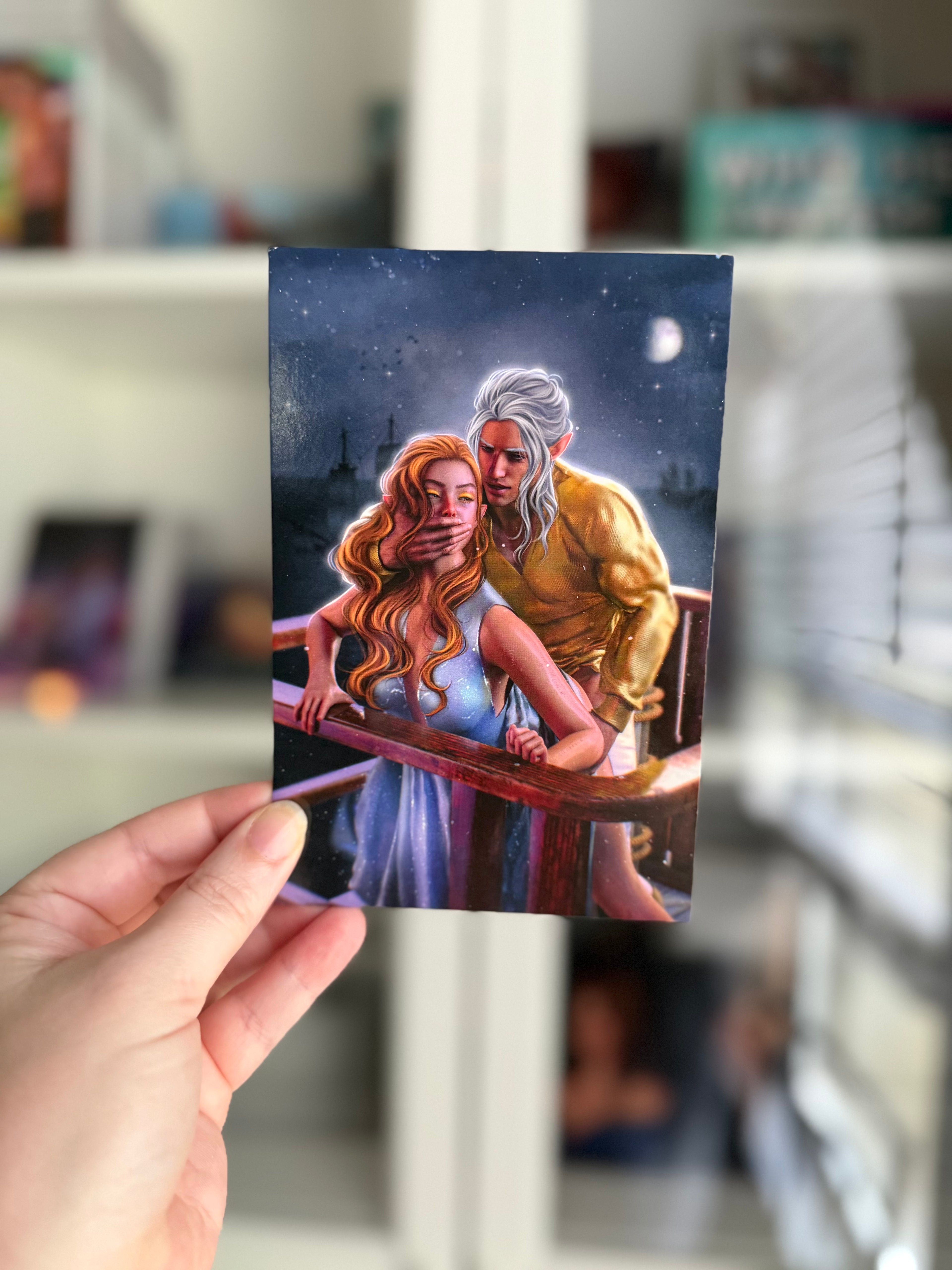 Compelling Fates NSFW Art Print - Elessia & Merrick by Tony Viento