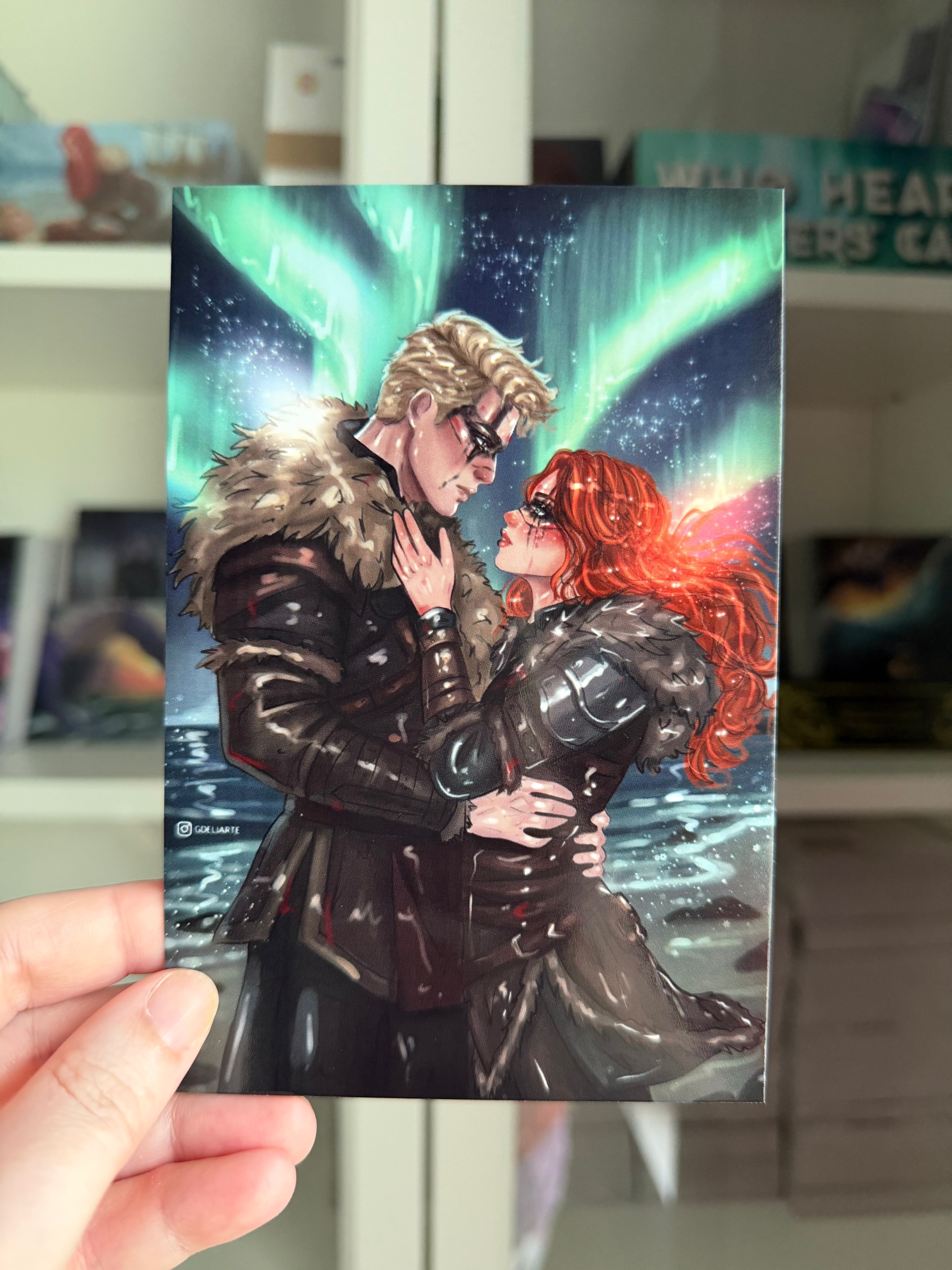 Zeal of the North Art Print - Darcke & Elvara by Delia Giambra