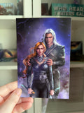 Compelling Fates Art Print - Elessia & Merrick by Maria Selto