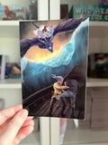 Compelling Fates Art Print - Battle Scene by Maria Selto