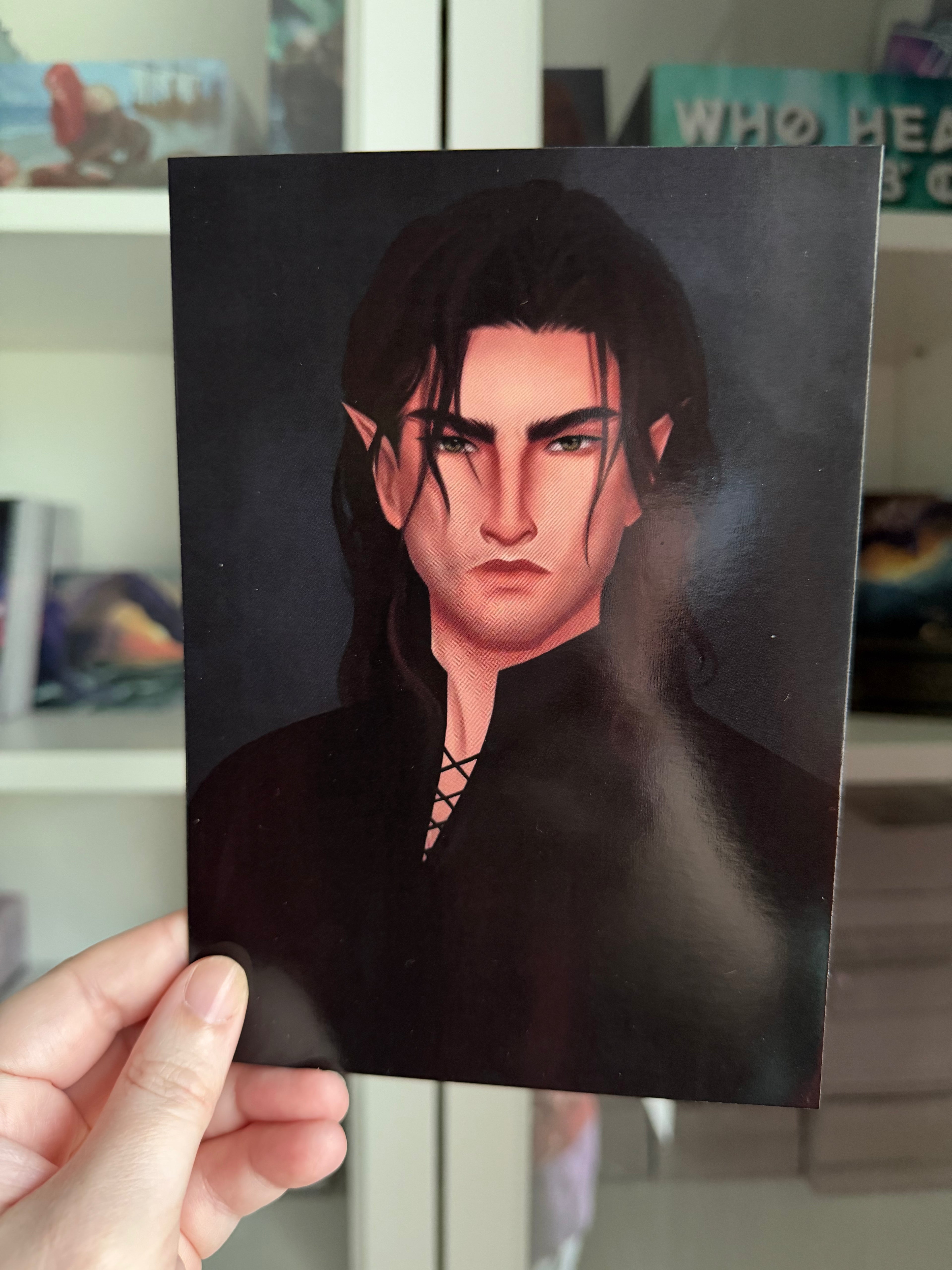 Compelling Fates Art Print - Raine portrait by Lina Rtemi