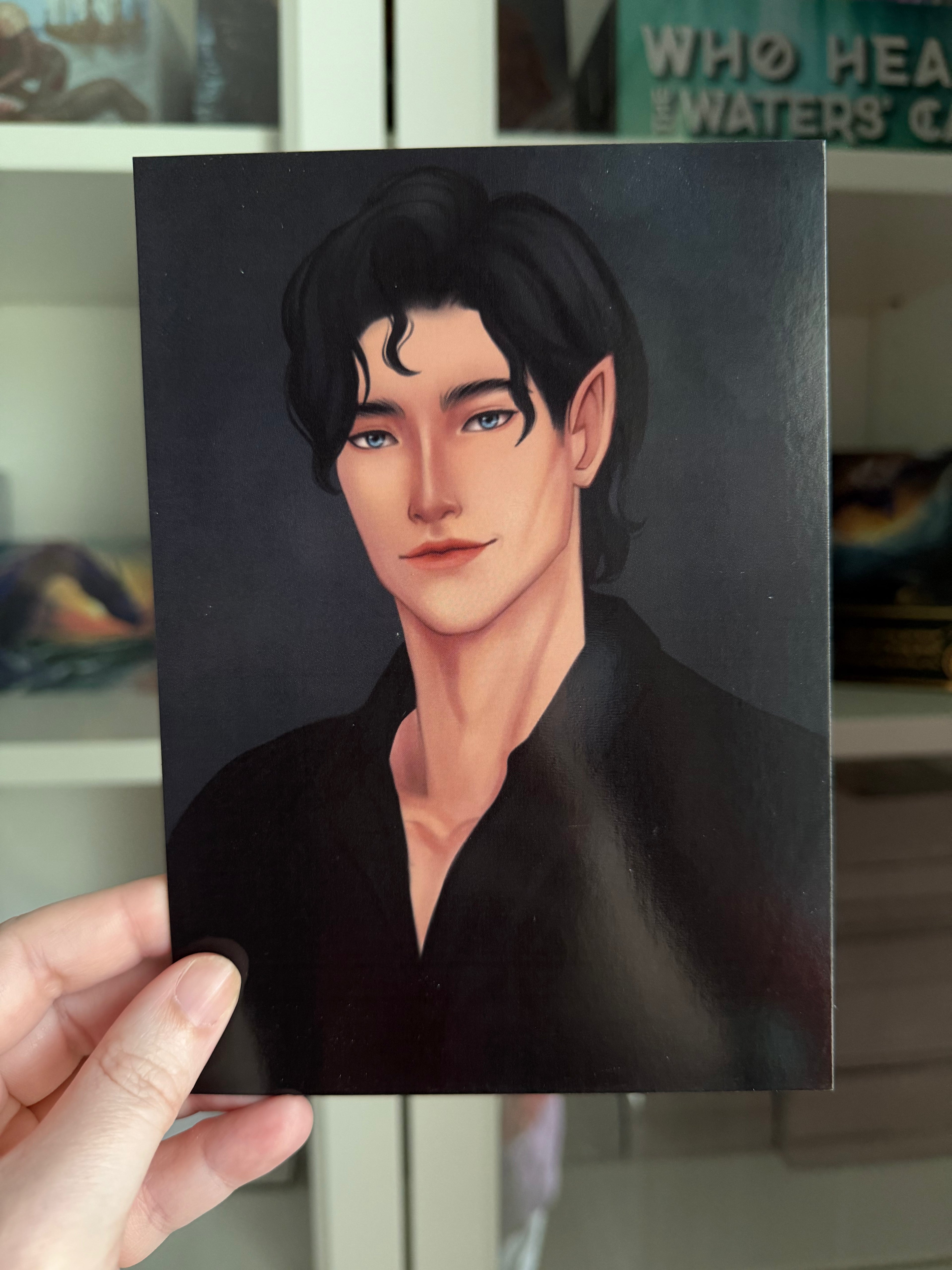 Compelling Fates Art Print - Kerym portrait by Lina Rtemi