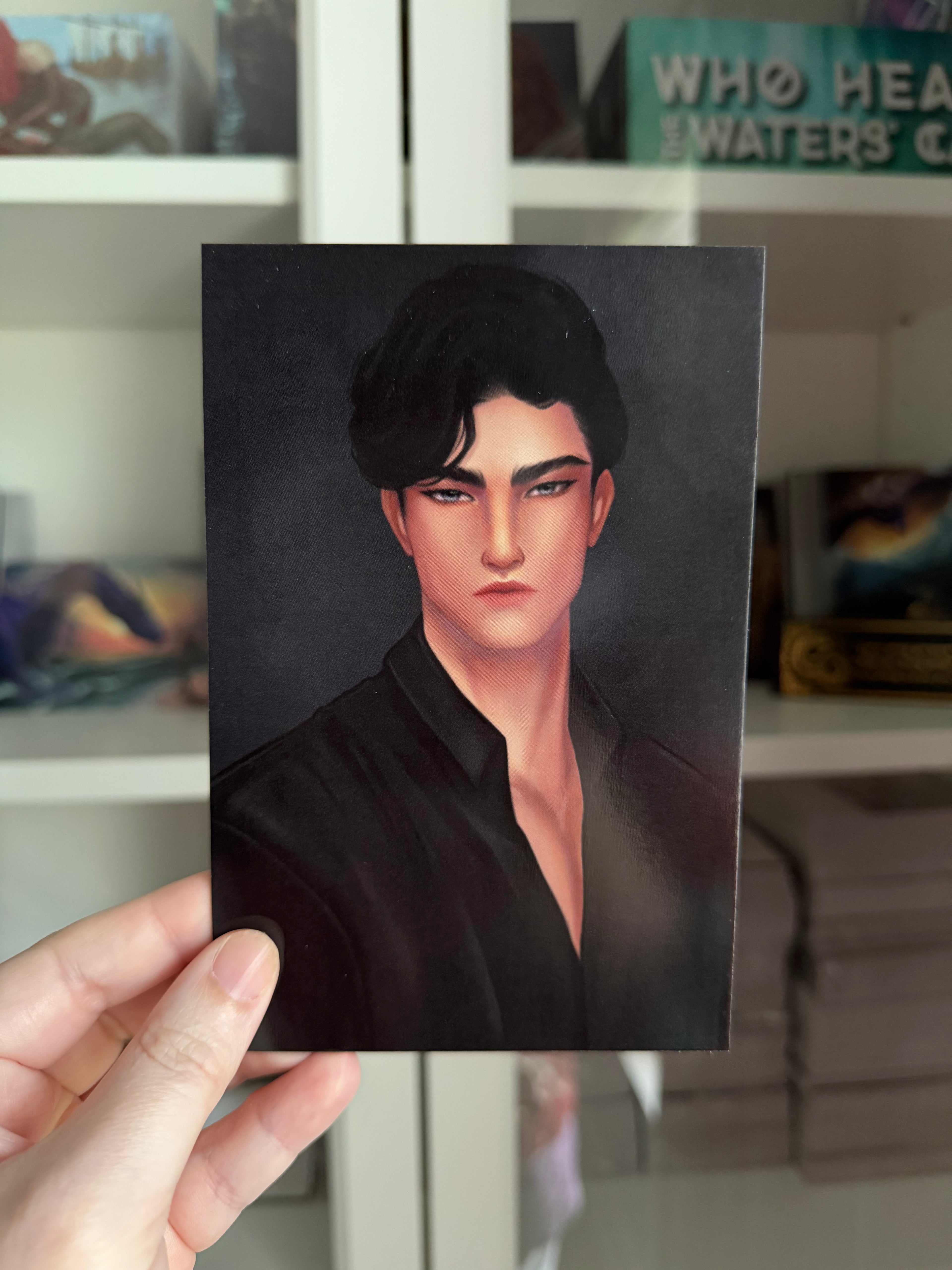 Compelling Fates Art Print - Loche portrait by Lina Rtemi