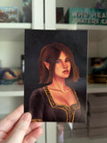 Compelling Fates Art Print - Frelina portrait by Lina Rtemi