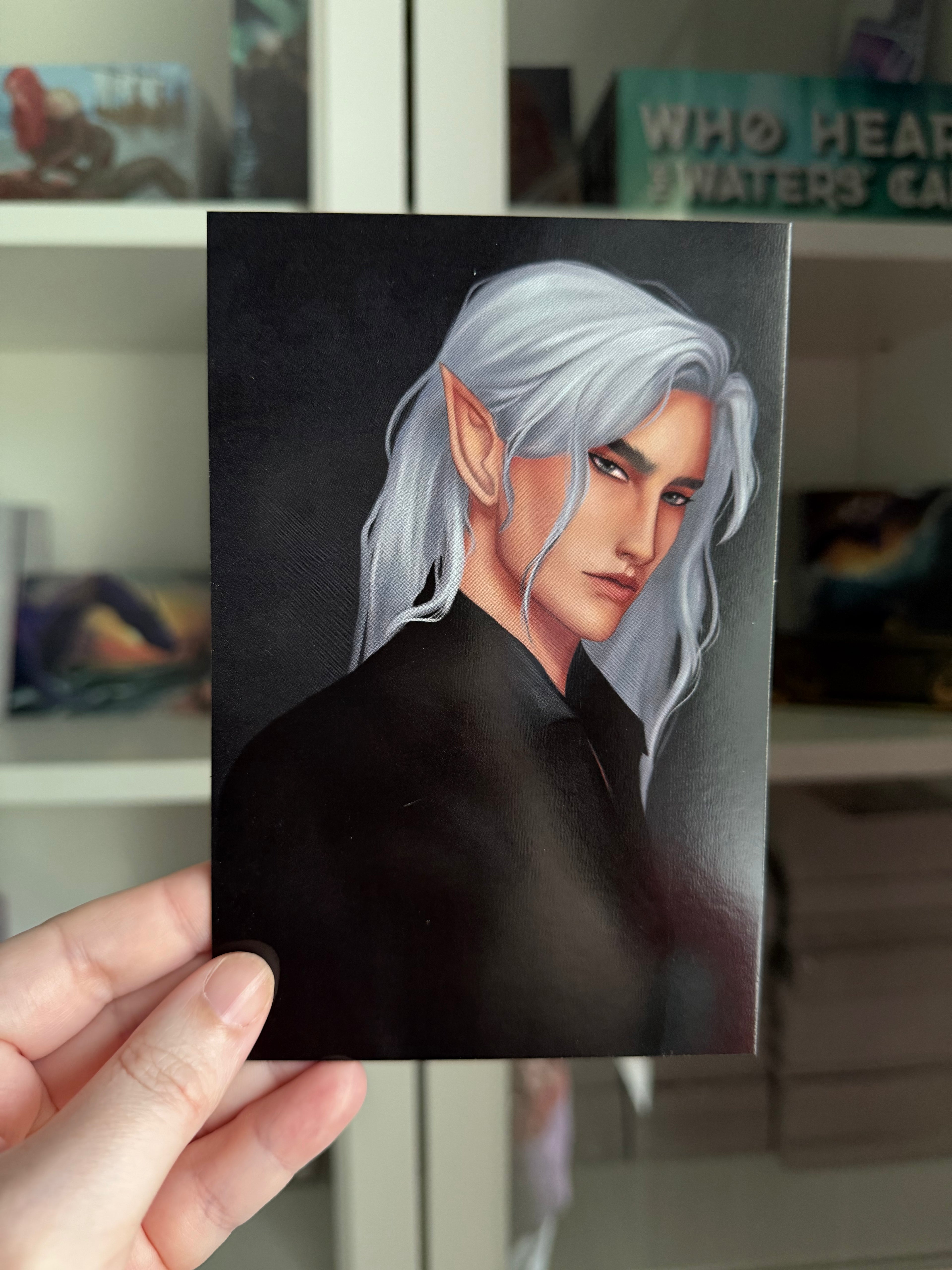 Compelling Fates Art Print - Merrick portrait by Lina Rtemi